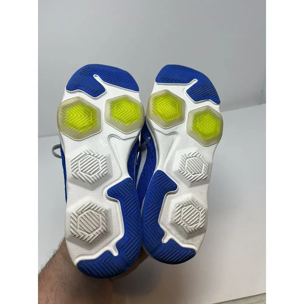 Nike Womens Size 6 Blue White Green Zoom Fit Training Sneakers 704658-401‎